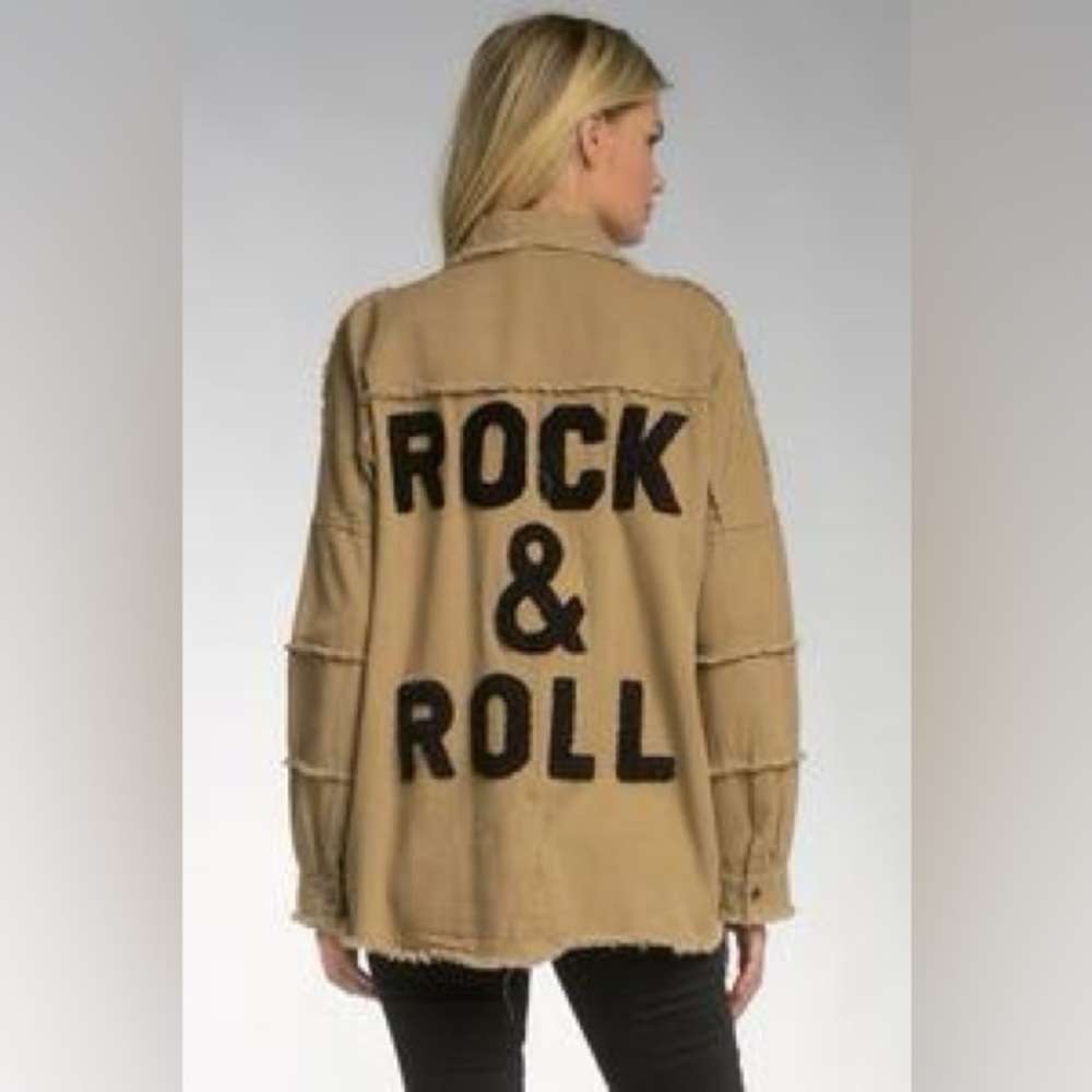 Coachella Vibes // Elan Tan Rock & Roll Shirt Jacket - Picture 6 of 6